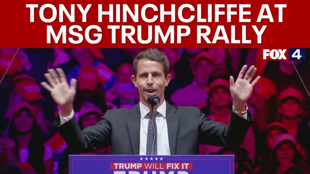 Tony Hinchcliffe Opens Trump’s NYC Rally