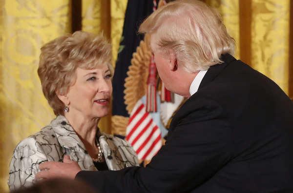 Trump taps former WWE CEO Linda McMahon to serve as education secretary